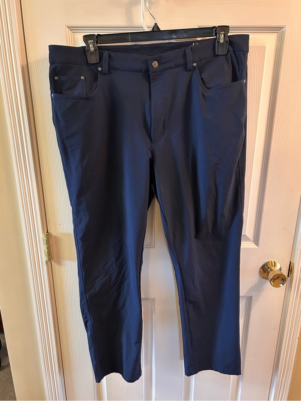 Greg Norman Collection Navy Straight Stretch Jeans